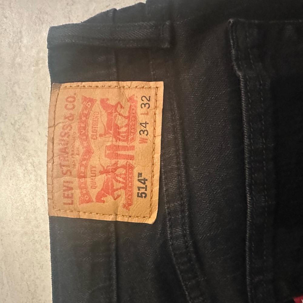 Levi’s men’s black jeans worn a couple times.